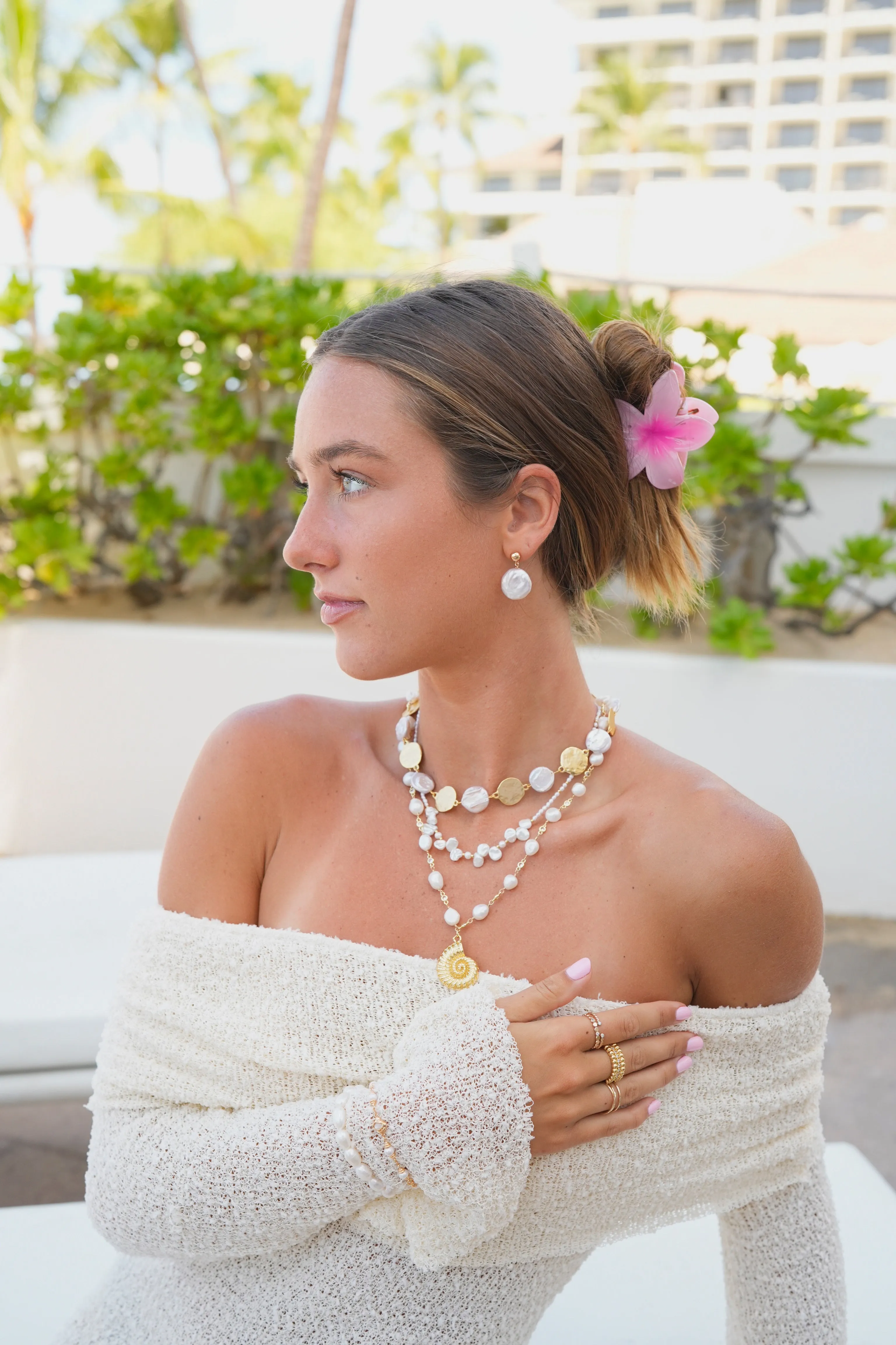 Luna Disc Earrings