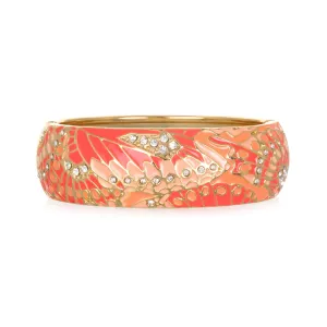 Mariposa Coral Wide Bangle Bracelet