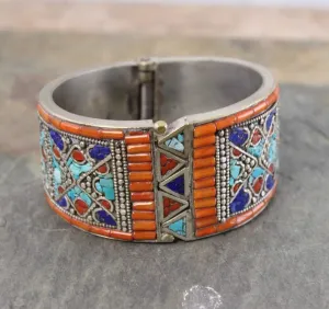 One of a Kind Sample Silver Tibetan Bracelet