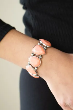 Paparazzi Bracelet ~ Flamboyant Tease - Orange