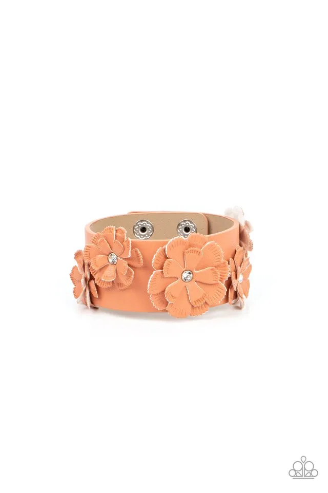 Paparazzi Bracelet ~ What Do You Pro-POSIES - Orange