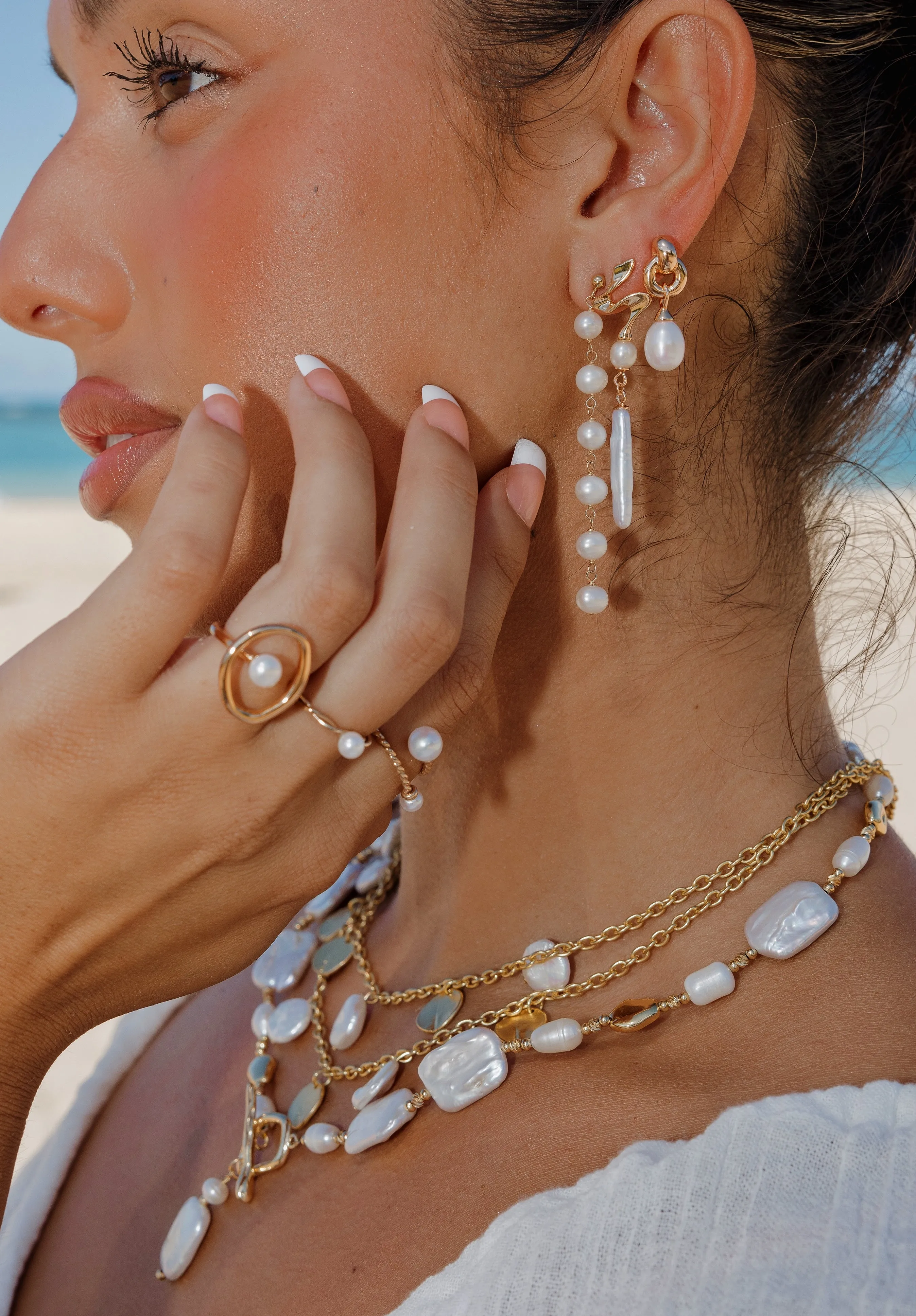 Pearl Drift Earrings