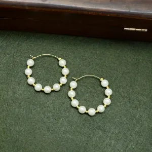 Pearlfect Semicircle Pearl Earrings