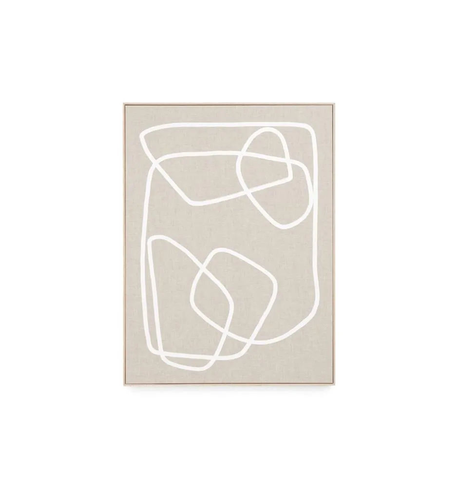 Peridot White 1 Framed Canvas Wall Art Print