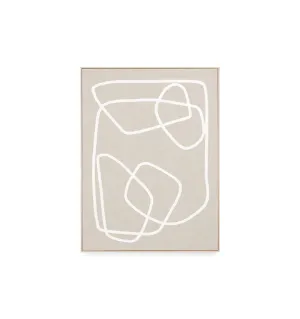 Peridot White 1 Framed Canvas Wall Art Print