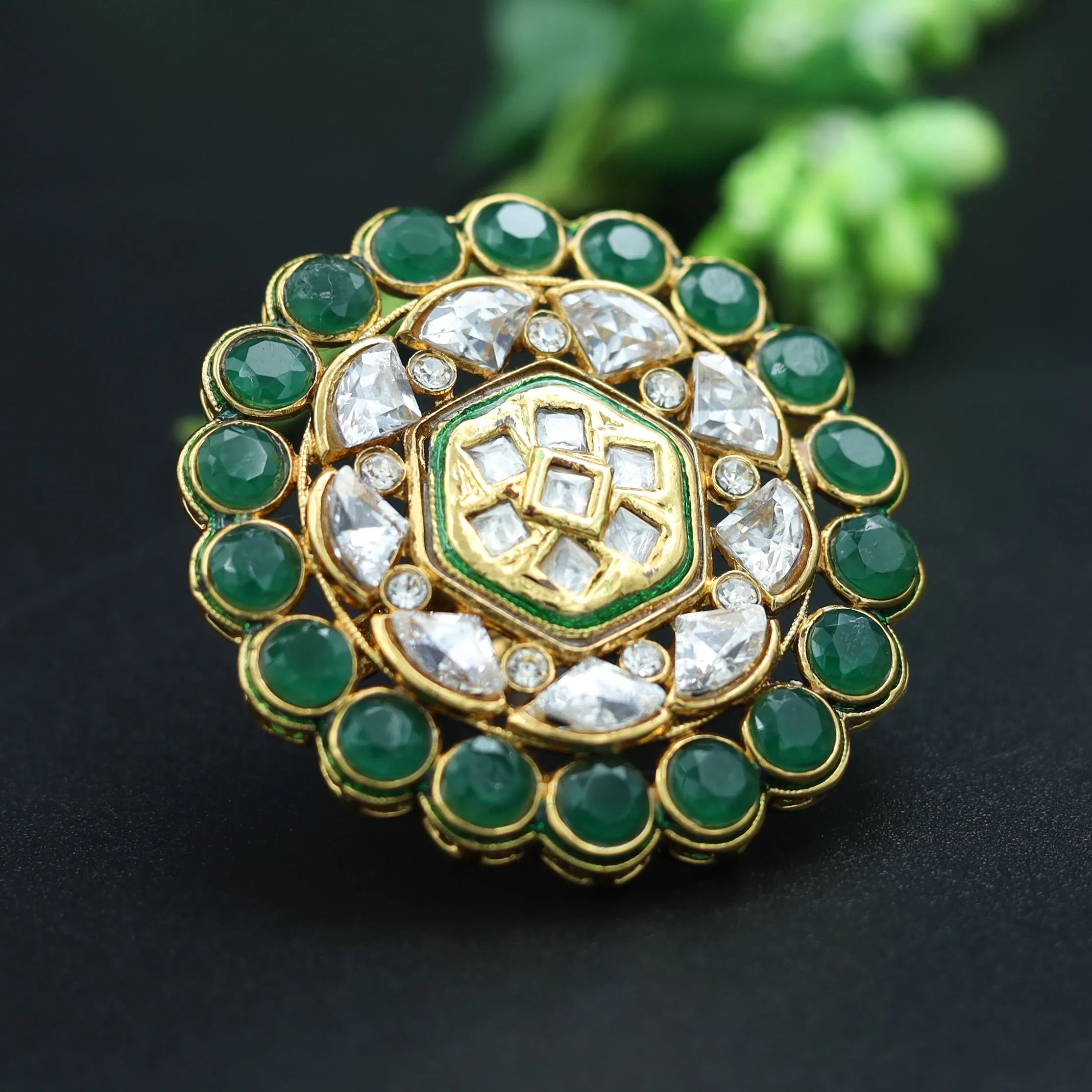 Polki Cocktail Ring 4433-21