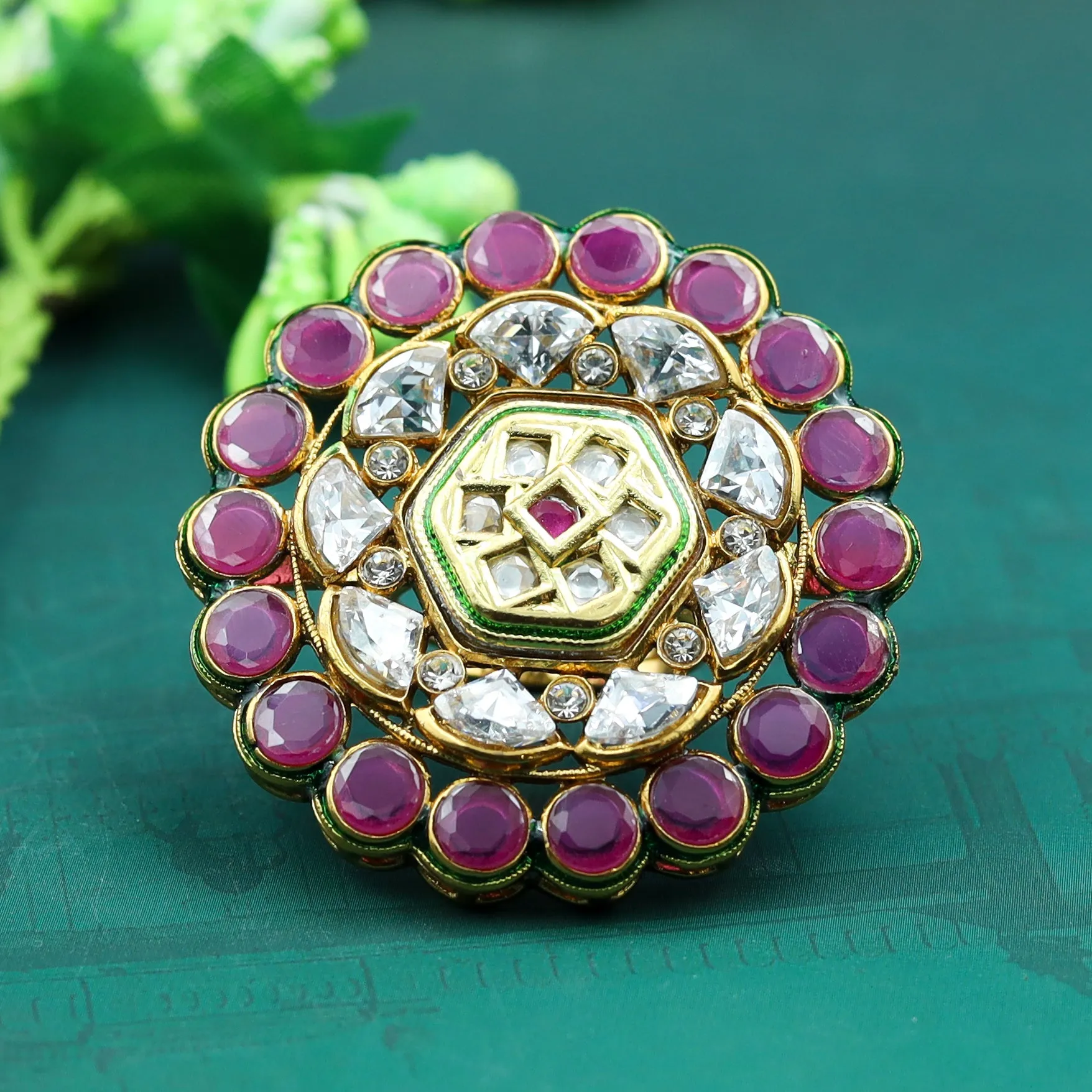 Polki Cocktail Ring 4433-21