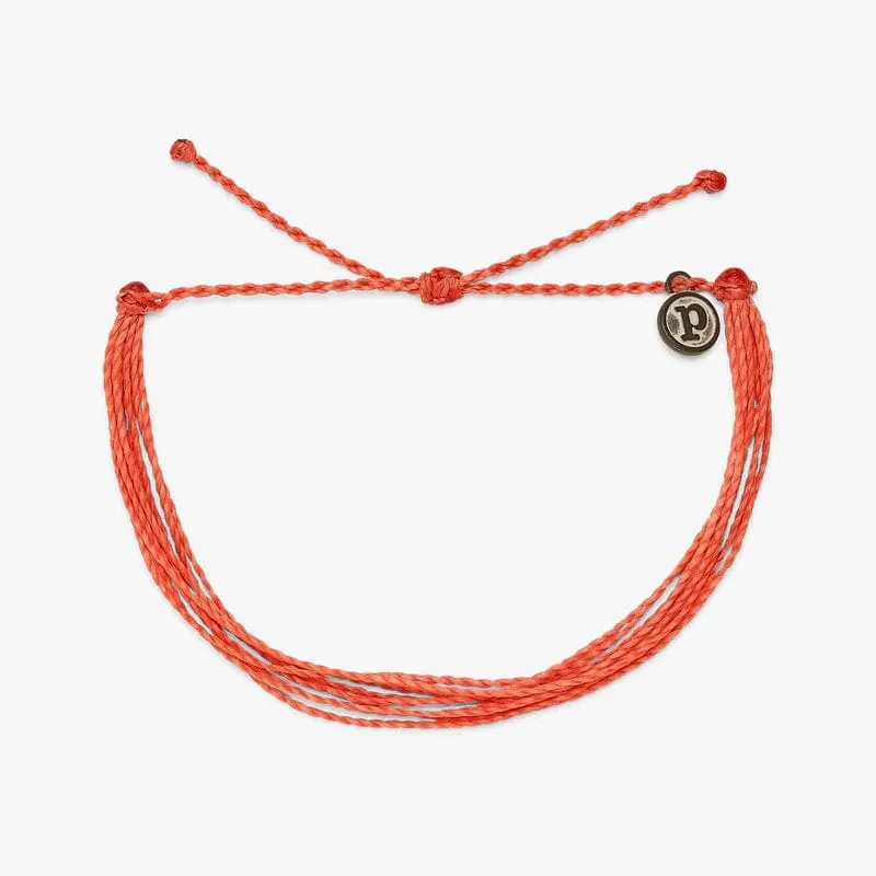 Pura Vida Solid Original Coral Bracelet