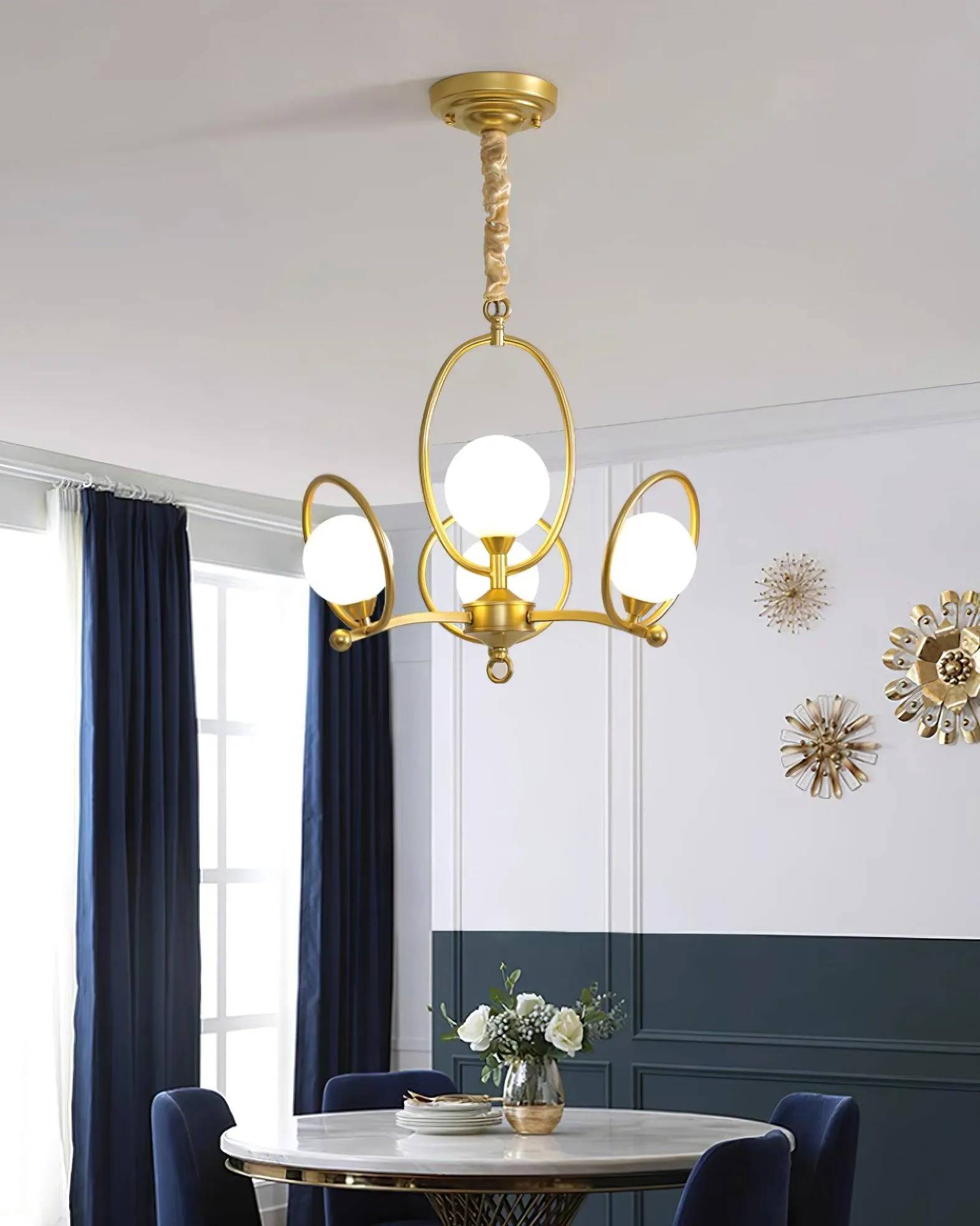Riley Glass Chandelier