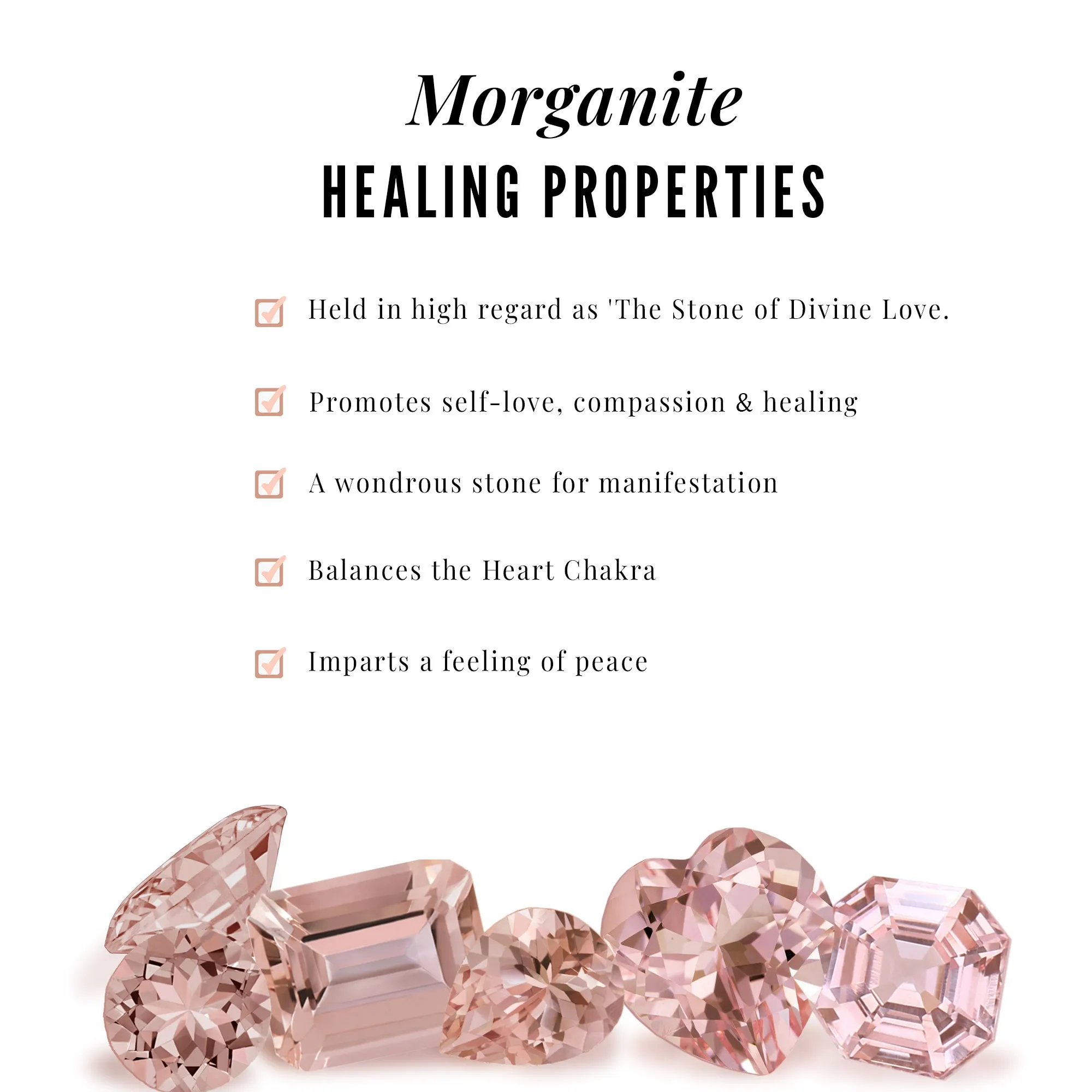 Round Morganite Cocktail Ring with Moissanite Double Halo