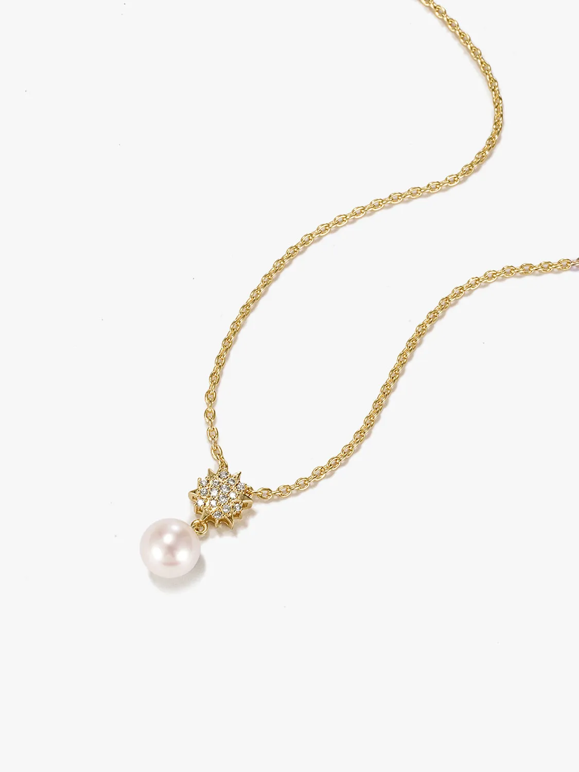 Sapphire Star Pearl Necklace