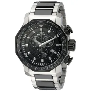Seapro Men's SP6122 Coral Chronograph Two-Tone Ceramic and Stainless Steel Watch