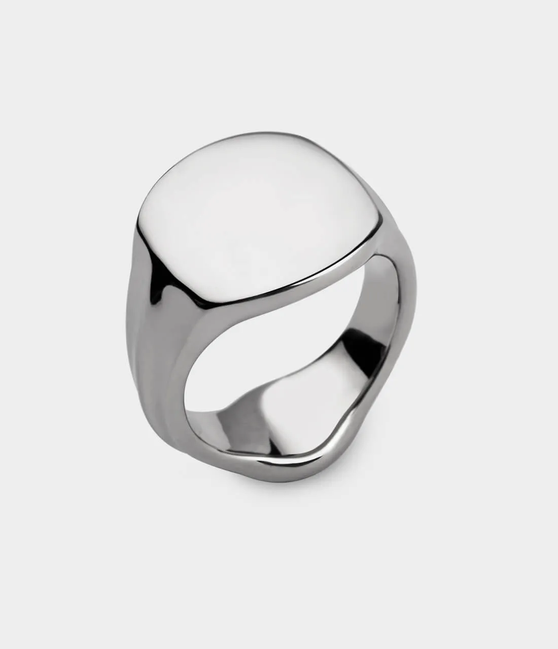 Signet Ring in Silver, Size N