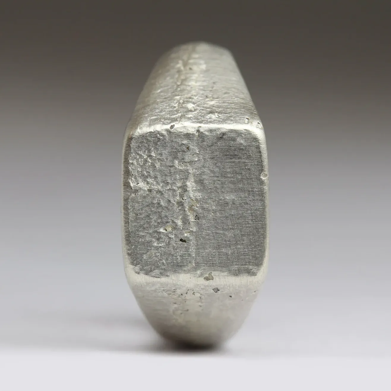 Silver Sand cast Signet Ring