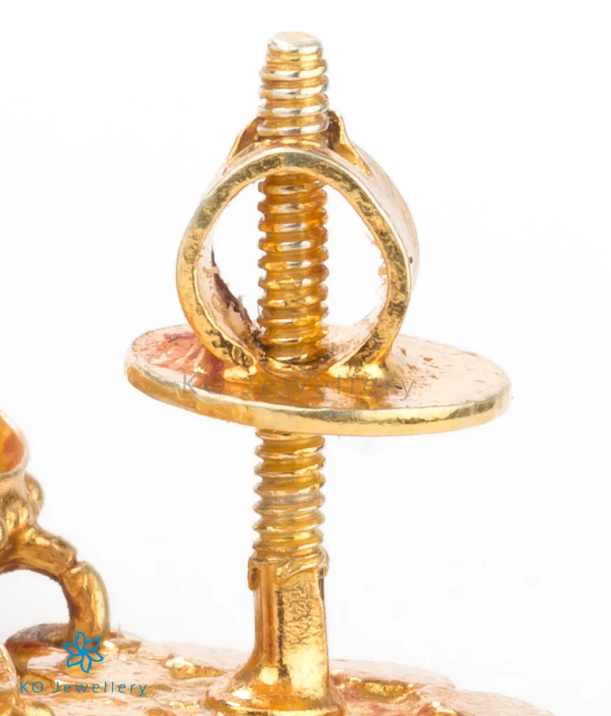 The Bhavika Silver Reversible Addige Necklace