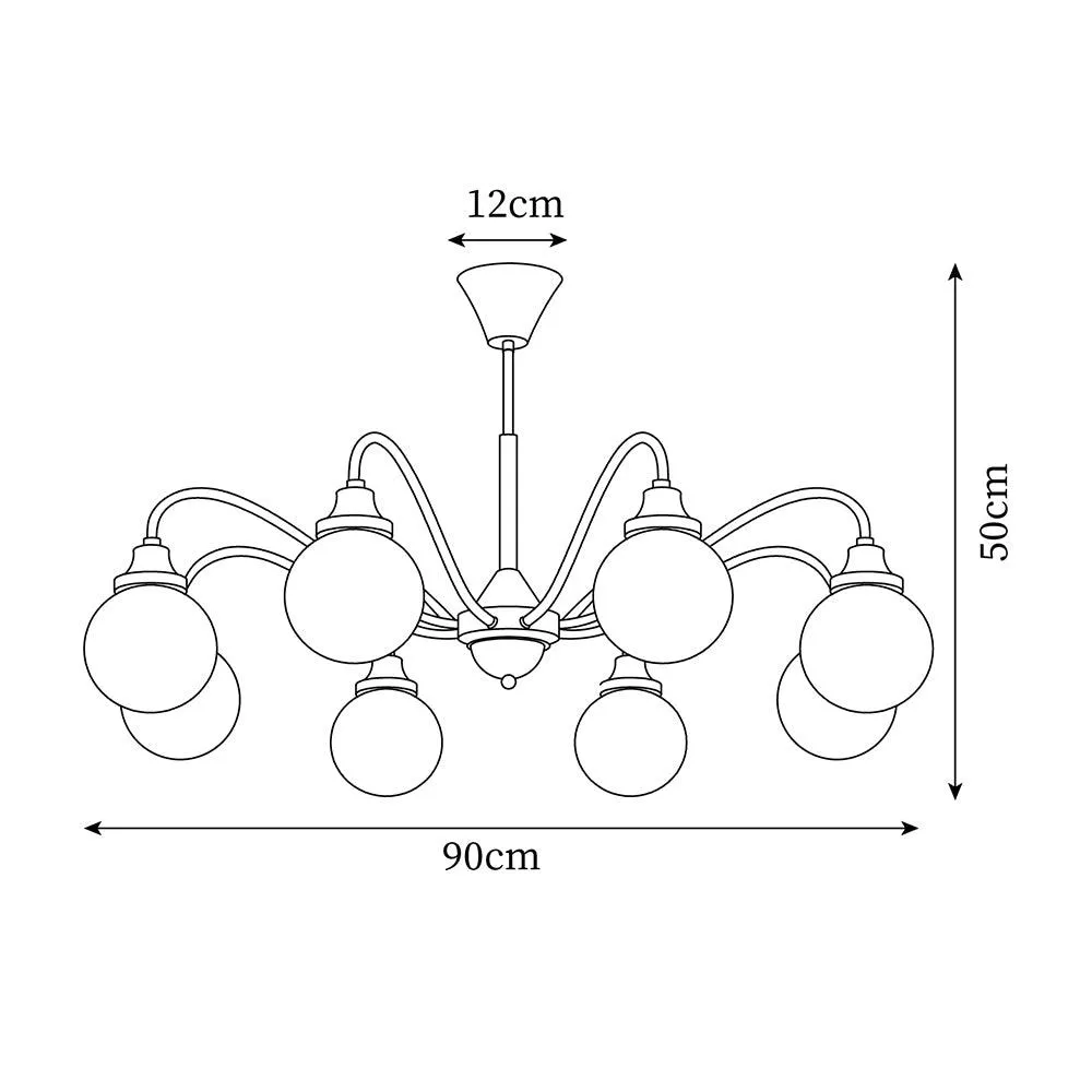Tillary Retro Chandelier