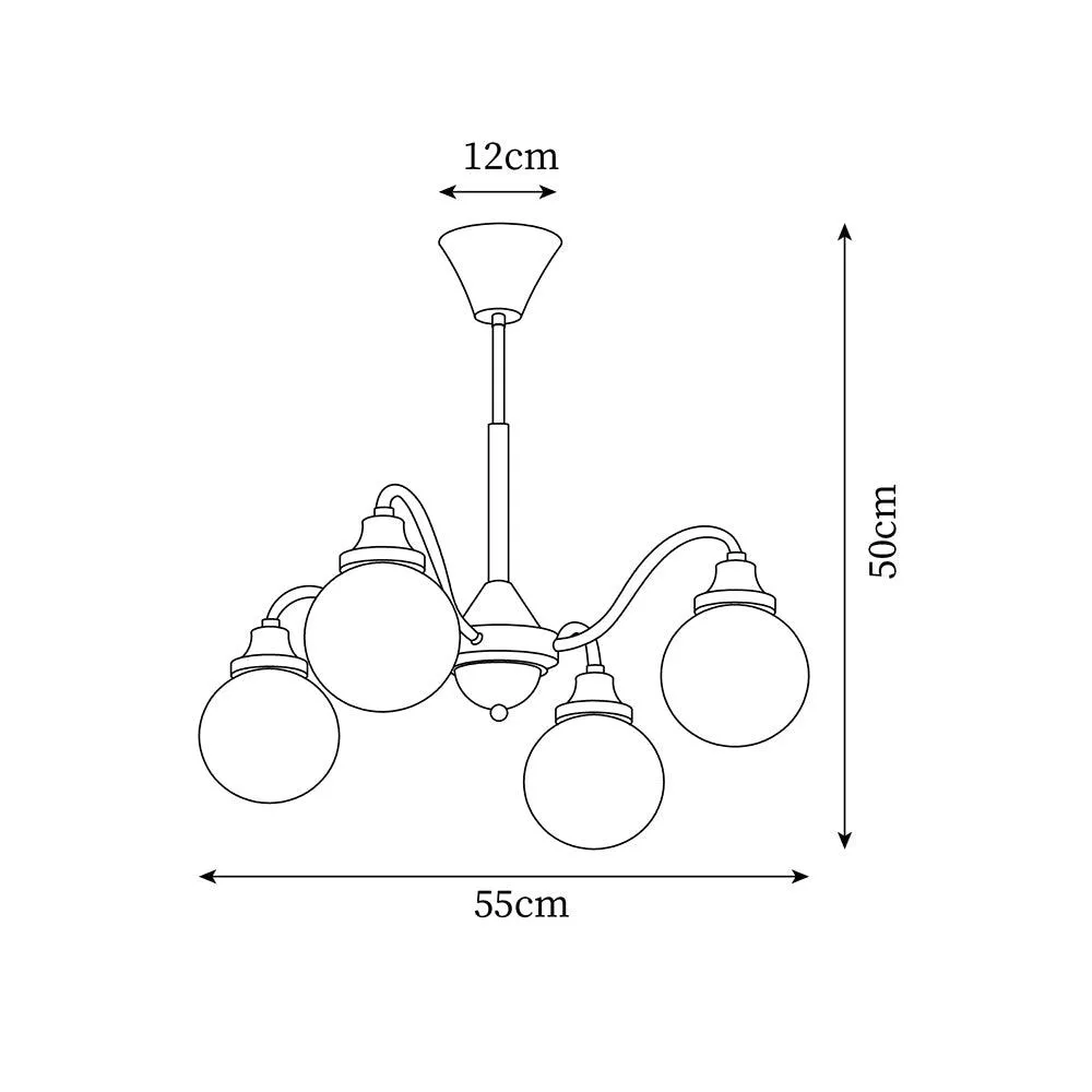 Tillary Retro Chandelier