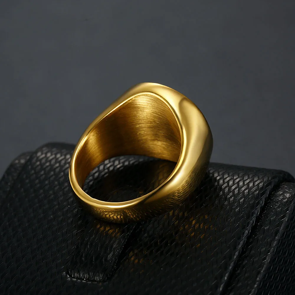 TINY TREE OF LIFE SIGNET RING