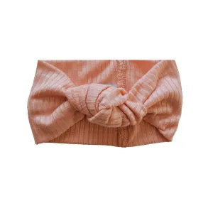 Top Knot Headband | Coral Rib