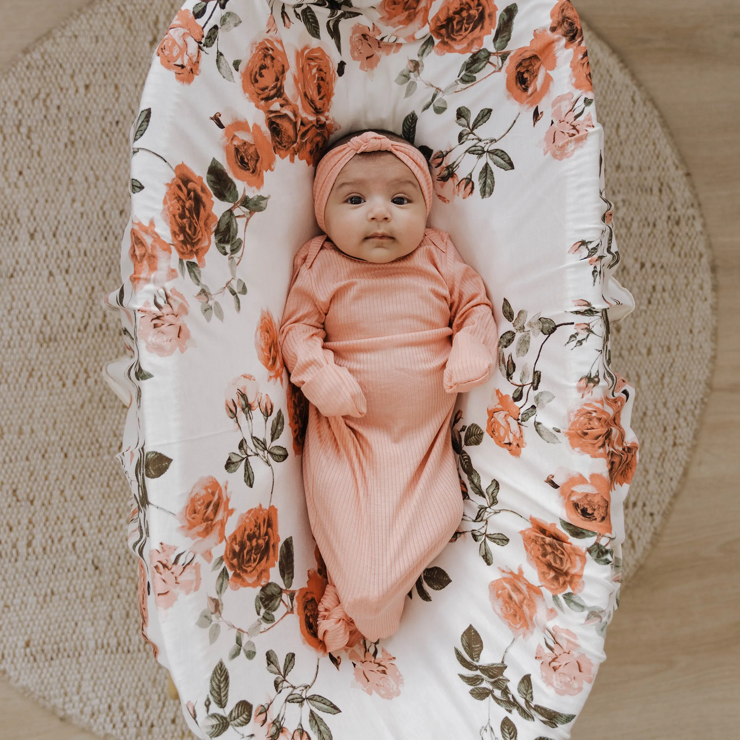 Top Knot Headband | Coral Rib
