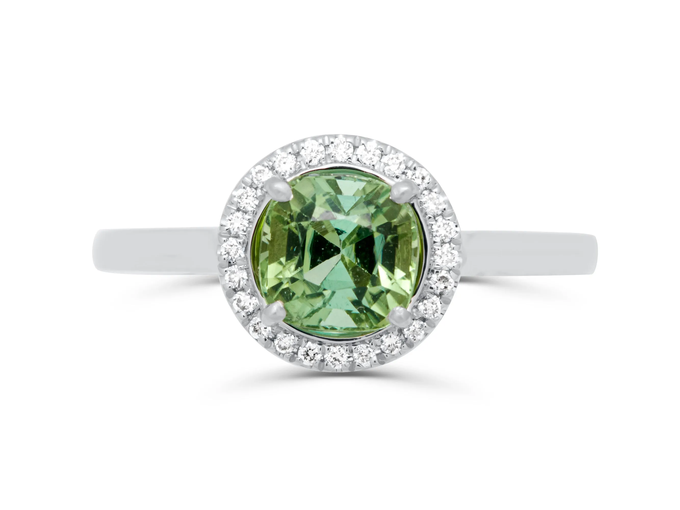 Tourmaline Green Eye Ring