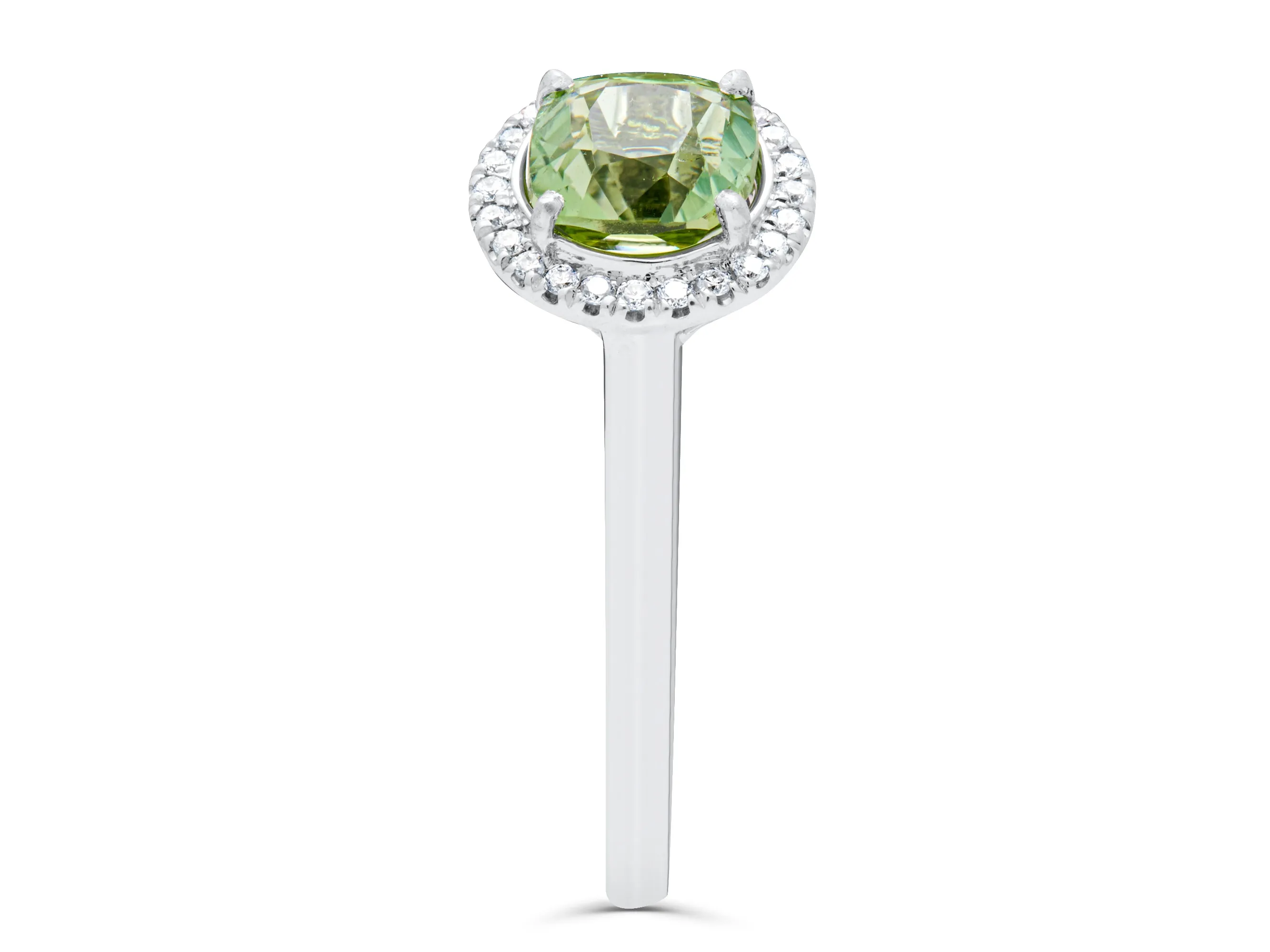 Tourmaline Green Eye Ring