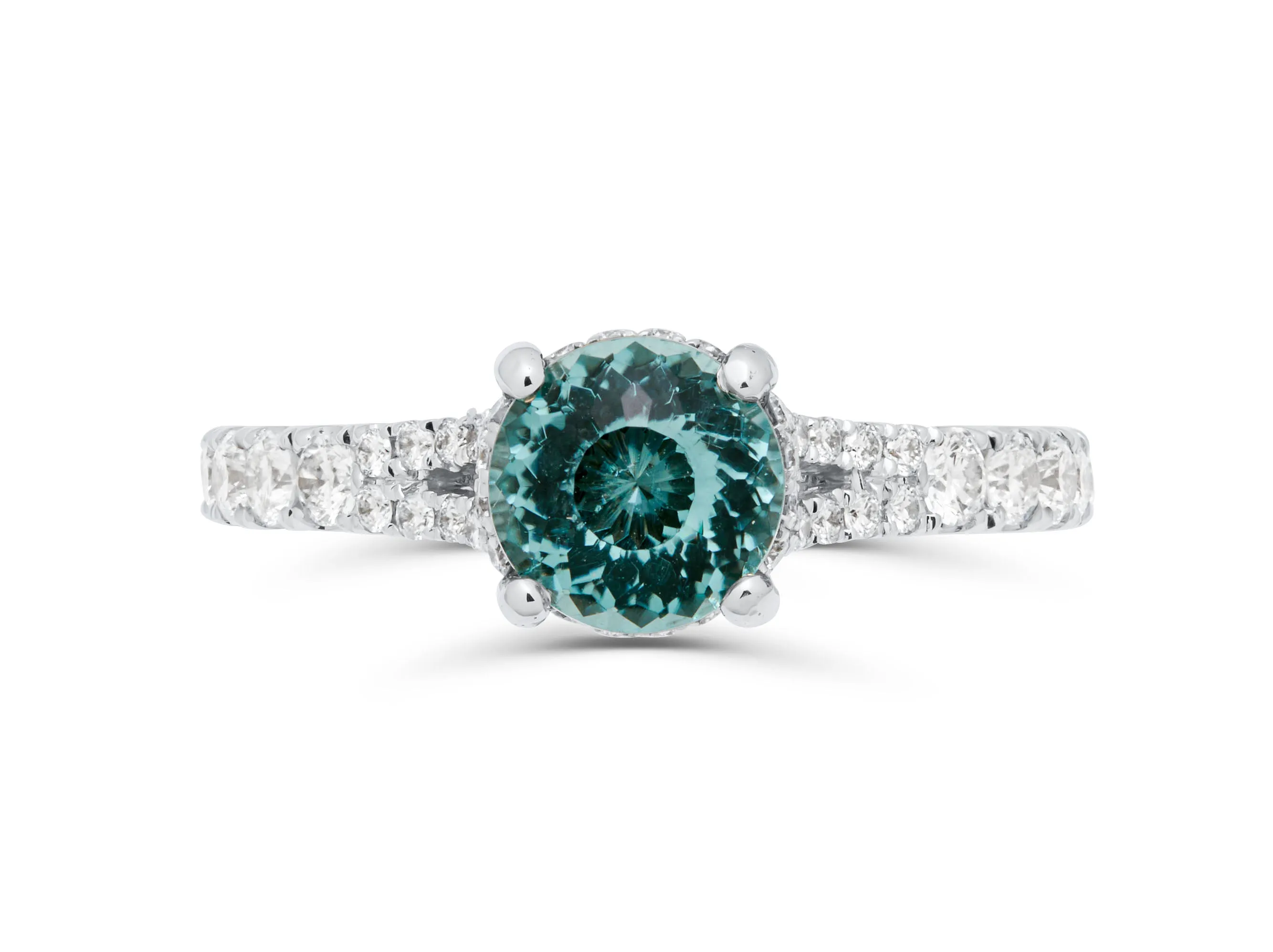 Tourmaline Lush White Gold Ring