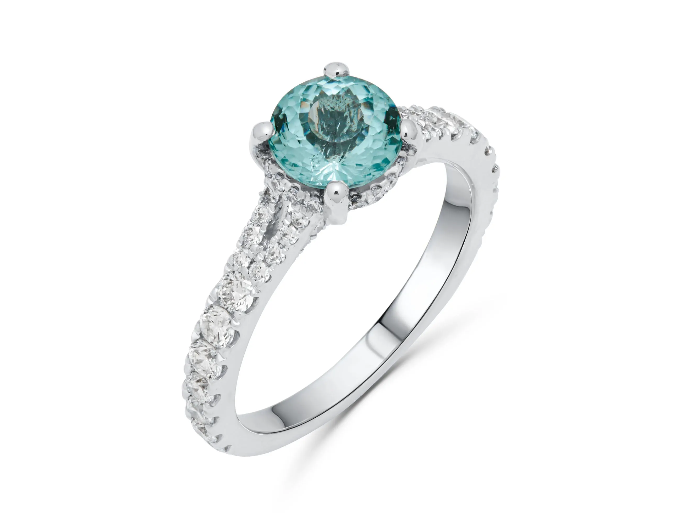 Tourmaline Lush White Gold Ring