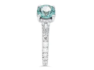 Tourmaline Lush White Gold Ring