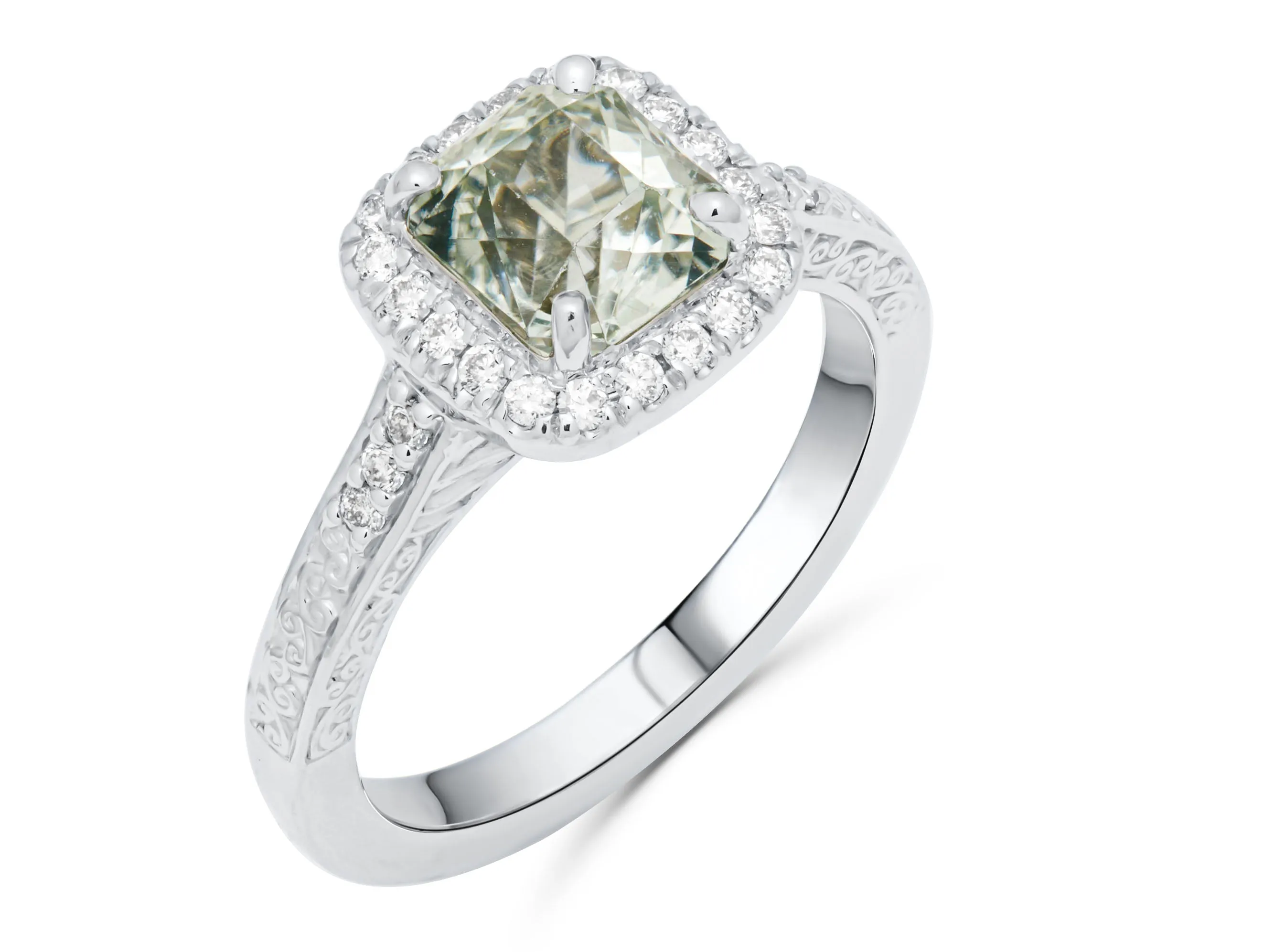 Tourmaline Normandy Grey Ring