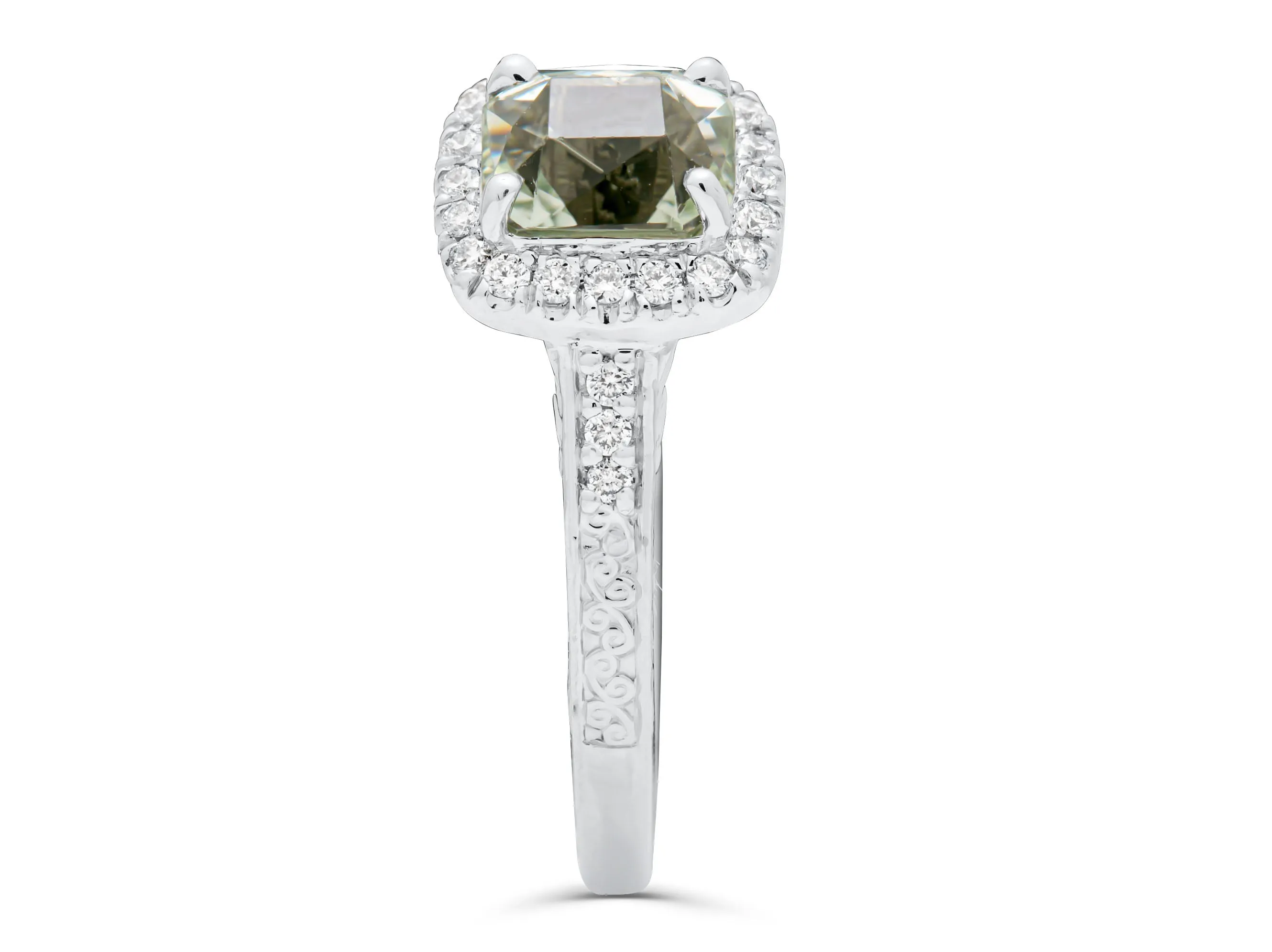 Tourmaline Normandy Grey Ring
