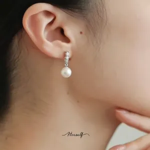 Trinity Radiance Pearl Earrings