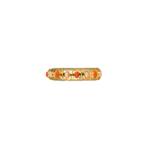 VALERE PINK CORAL CORDELIA BANGLE MULTI