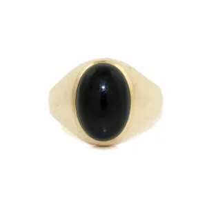 Vintage 10k Gold x Onyx Signet